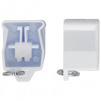 WHITE RACER CURTAIN TRACK ENDCAP 2 PER PACK WHITE RACER CURTAIN TRACK ENDCAP 2 PER PACK