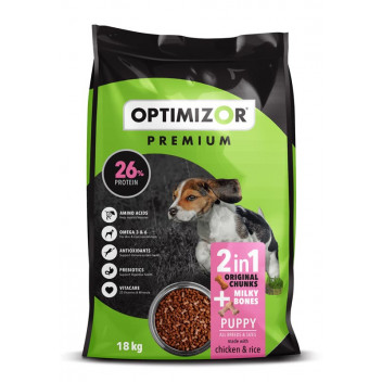 OPTIMIZOR PREMIUM PUPPY FOOD PLUS 26% PROTEIN 18KG OPTIMIZOR PREMIUM PUPPY FOOD PLUS 26% PROTEIN 18KG