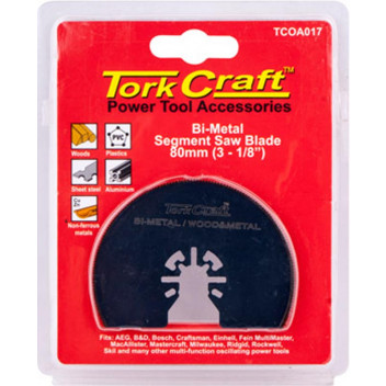 TORK CRAFT QUICK CHANGE SEGMENT SAW BLADE 80MM(3-1/8\') TORK CRAFT QUICK CHANGE SEGMENT SAW BLADE 80MM(3-1/8\')