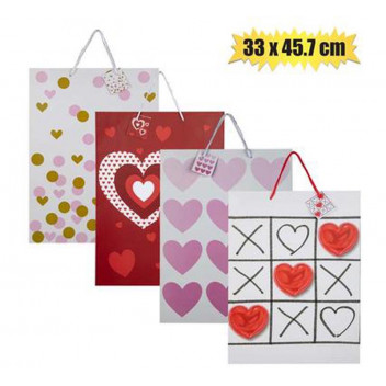 LOVE PAPER GIFT BAG 33X45.7CM LOVE PAPER GIFT BAG 33X45.7CM