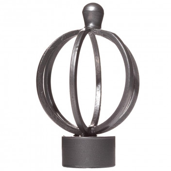 GUN METAL FINIAL BASKET 28MM GUN METAL FINIAL BASKET 28MM