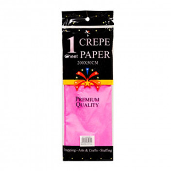 PINK CREPE PAPER 50X200CM PINK CREPE PAPER 50X200CM