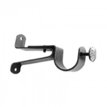 BLACK GYPSY SINGLE WALL BRACKETS  28MM BLACK GYPSY SINGLE WALL BRACKETS  28MM
