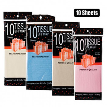 NATURAL TISSUE PAPER 10X SHEETS 50X66CM NATURAL TISSUE PAPER 10X SHEETS 50X66CM