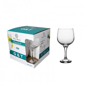 FRANSCHOEK GIN AND TONIC GLASS 650ML 4PACK FRANSCHOEK GIN AND TONIC GLASS 650ML 4PACK