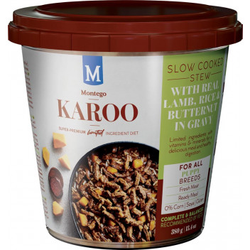KAROO FOOD DOG WET PUPPY LAMB 380G KAROO FOOD DOG WET PUPPY LAMB 380G