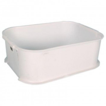WHITE FOOD CRATE 648X387X210MM WHITE FOOD CRATE 648X387X210MM